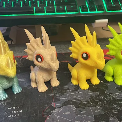 Styracosaurus Nhỏ Dễ Thương – THORNY (cartoon, noAMS)