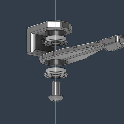 Tay dẫn ống PTFE Bowden Voron và hỗ trợ cáp CANBUS