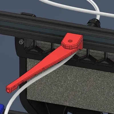 Tay dẫn ống PTFE Bowden Voron và hỗ trợ cáp CANBUS