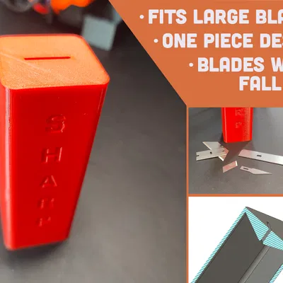 Hộp đựng và tiêu hủy lưỡi dao cạo (Razor Blade Disposal Box)