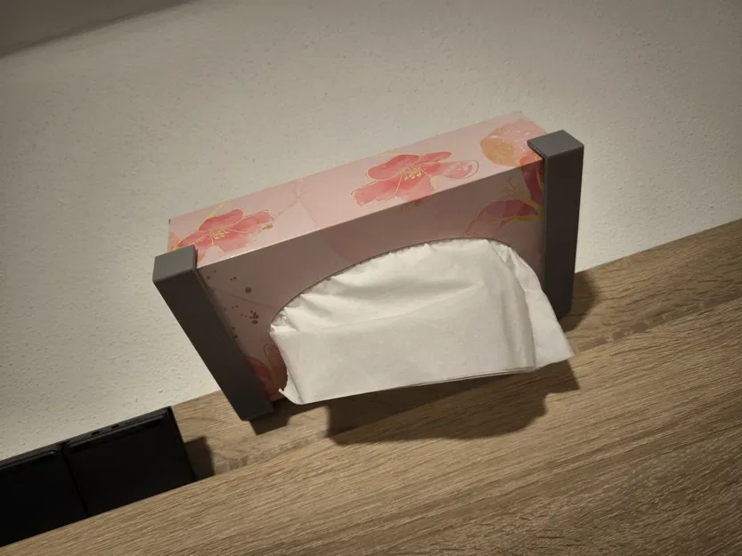 Giá đỡ hộp khăn giấy gắn lên khung giường (22mm) - Image 3