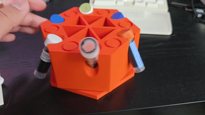 Carousel mẫu lọ mực (Ink Vial Sample Carousel) - Image 1