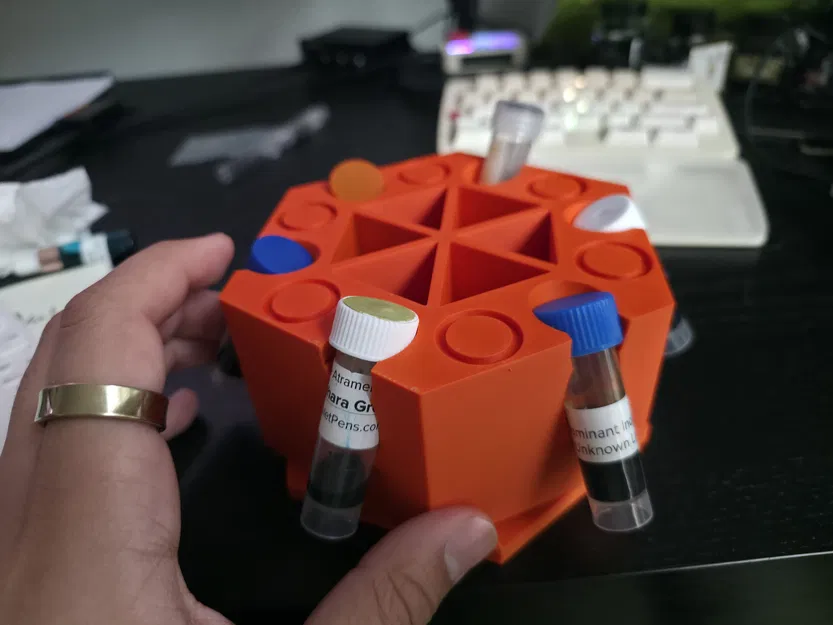 Carousel mẫu lọ mực (Ink Vial Sample Carousel) - Image 3