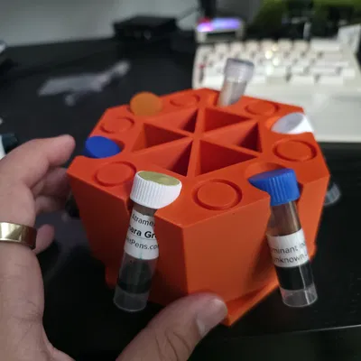 Carousel mẫu lọ mực (Ink Vial Sample Carousel)