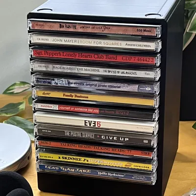 Giá CD (CD Rack) in 3D xếp chồng