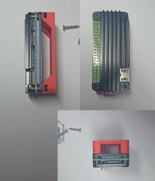 Giá đỡ khung hở cho Raspberry Pi Zero kèm passive heatsink - Image 4