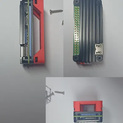 Giá đỡ khung hở cho Raspberry Pi Zero kèm passive heatsink