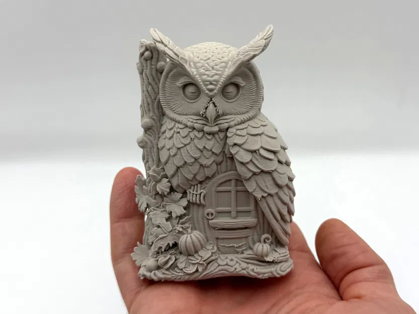 Ngôi Nhà Tiên Cú Gỗ (Wood Owl Fairy House) - Image 1