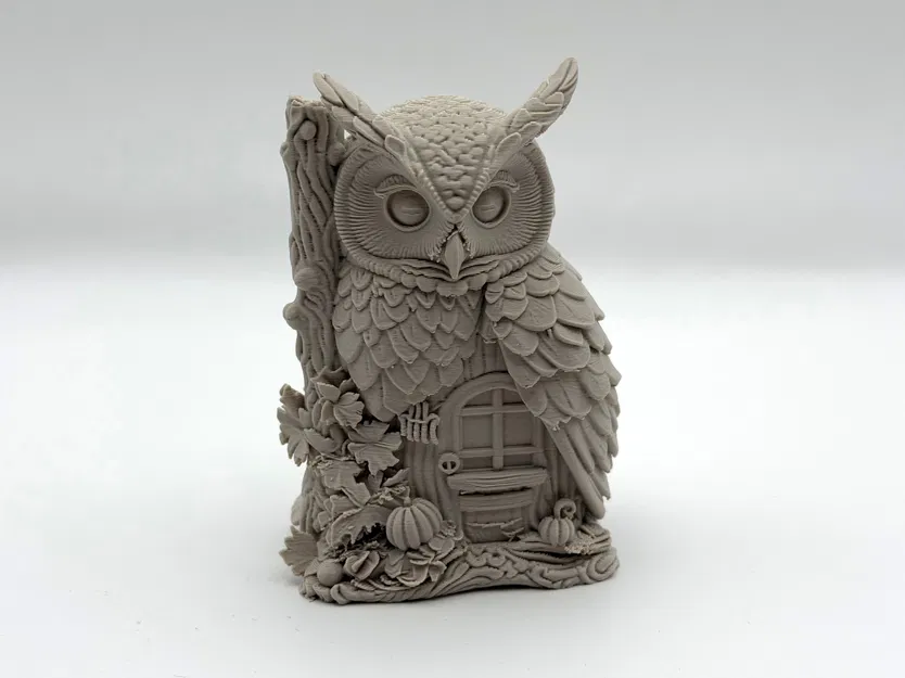 Ngôi Nhà Tiên Cú Gỗ (Wood Owl Fairy House) - Image 2