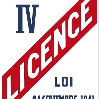 Bảng hiệu - Panneau Licence IV