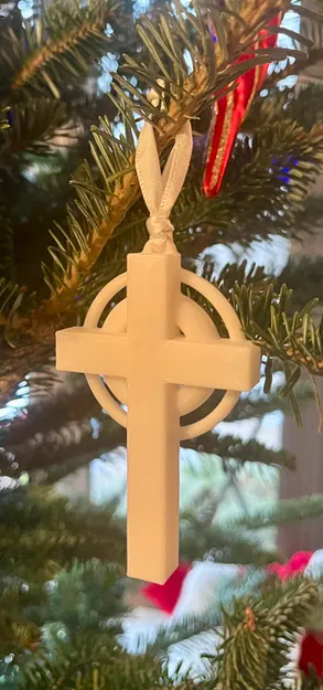 Mặt trang trí Thánh giá Celtic đơn giản - Image 1