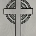 Mặt trang trí Thánh giá Celtic đơn giản - Thumbnail 2