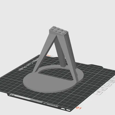 Chân đế Lego Infiltrator của Darth Maul (không có studs nhân vật)