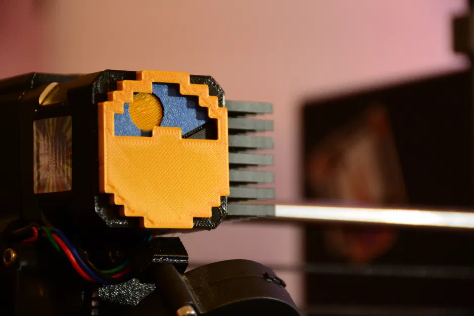 Bộ Hiển Thị Motor Extruder Đồng Hồ Minecraft (Minecraft Clock Motor Visualizer) - Image 1