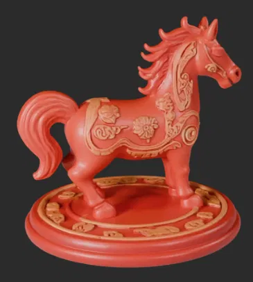 Mô hình trưng bày Ngựa Lửa Tết Nguyên Đán 2026 - Image 1