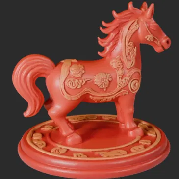 Mô hình trưng bày Ngựa Lửa Tết Nguyên Đán 2026