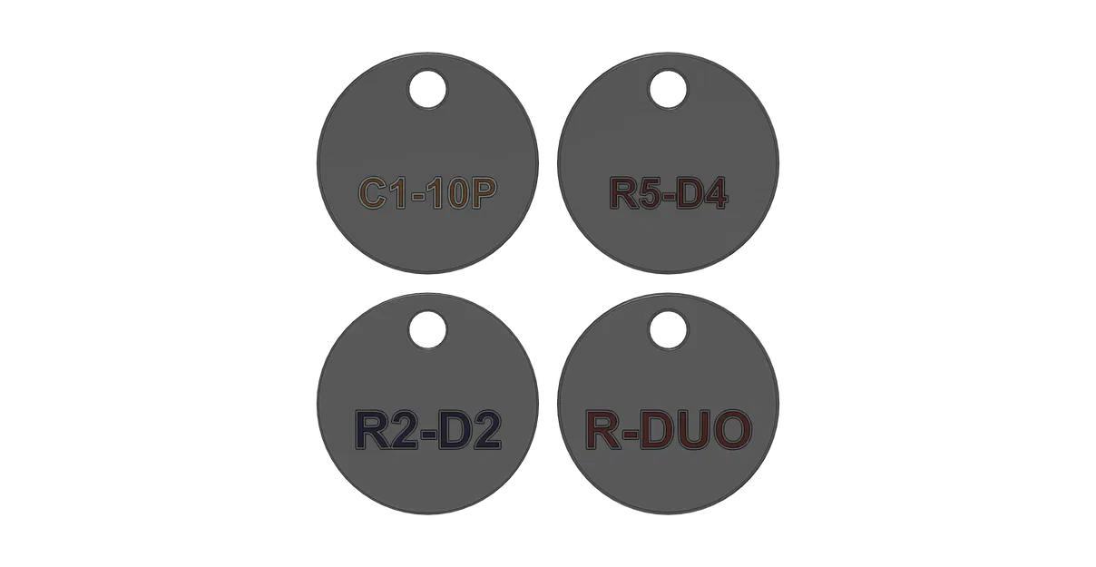 Thẻ treo hành lý “Droid Transmitter Bag Tags” - Image 2