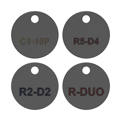 Thẻ treo hành lý “Droid Transmitter Bag Tags”