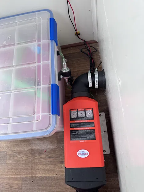 Adapter đầu hút gió (Air Inlet) cho Vevor Diesel Heater - Image 1