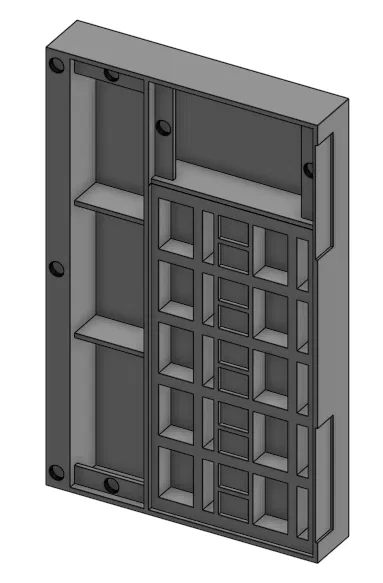 Tracker thứ tự lượt GM cho hộp xúc xắc DnD (remix) - bản có bản lề - Image 1
