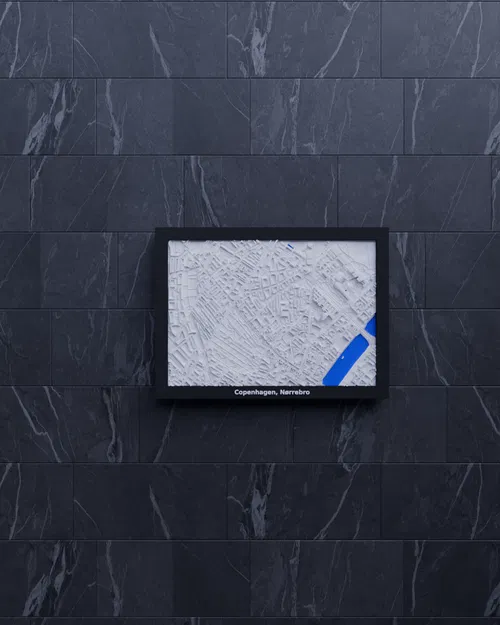 Copenhagen, Nørrebro, Đan Mạch - Mô hình 3D Miniature - Image 6