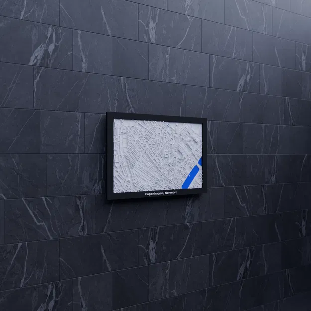 Copenhagen, Nørrebro, Đan Mạch - Mô hình 3D Miniature - Image 7