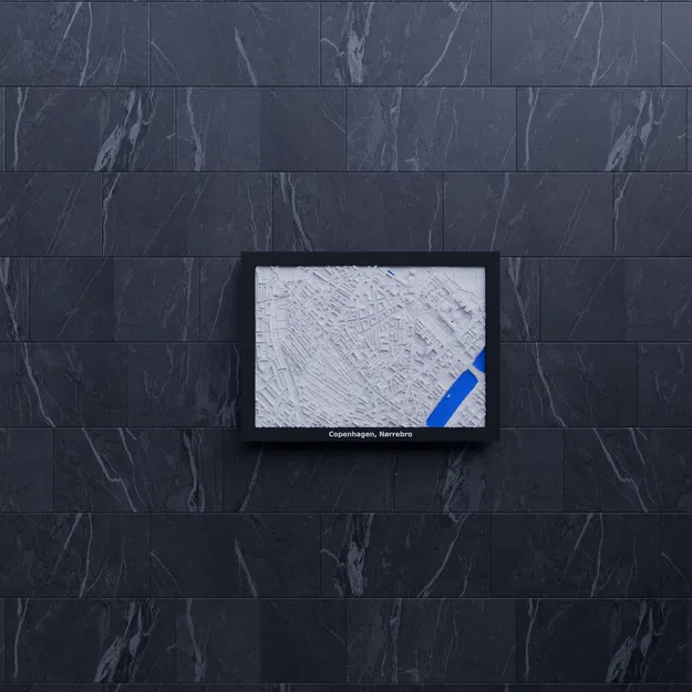 Copenhagen, Nørrebro, Đan Mạch - Mô hình 3D Miniature - Image 8