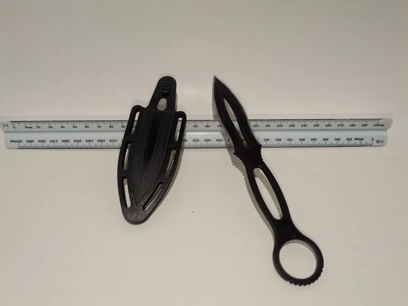 Dao găm prototype Stingline V1.0 kèm vỏ snap retention - Image 4