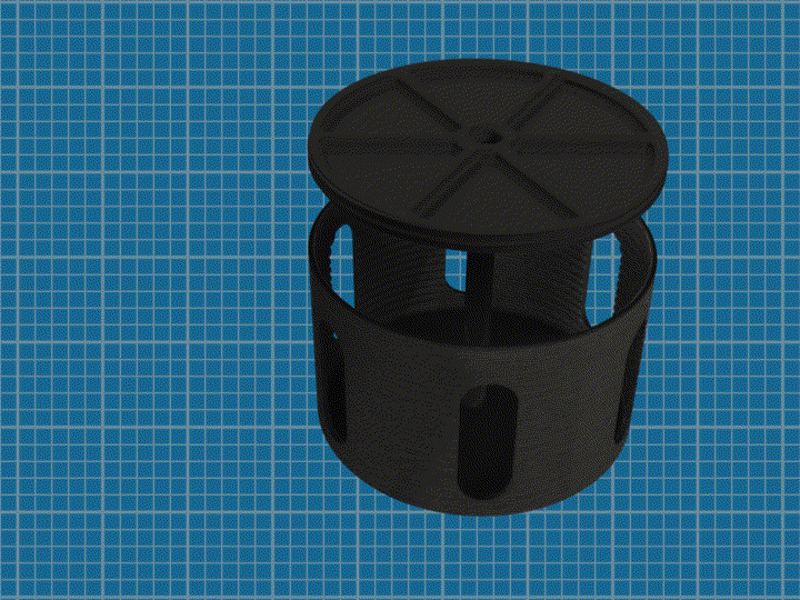 Hộp Đựng Đĩa Máy Mài Góc Nắp Vặn (Tối đa đĩa 6in) - Thumbnail 4