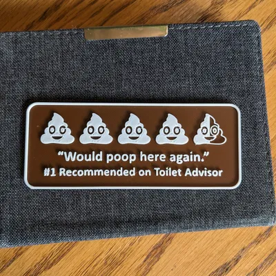 Remix bảng “Would Poop Here Again” (Phiên bản Emoji)