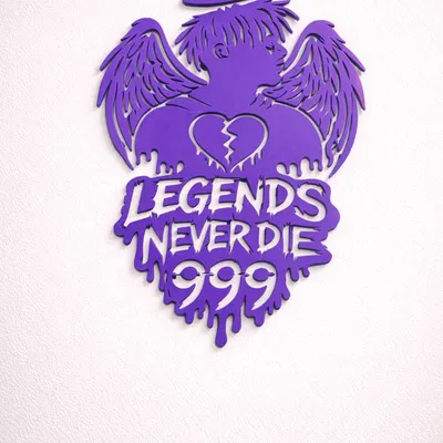 JUICE WRLD X LEGENDS NEVER DIE (999) - Tranh treo tường