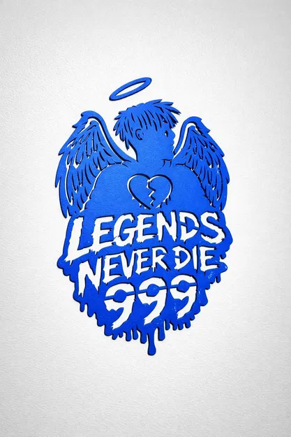 JUICE WRLD X LEGENDS NEVER DIE (999) - Tranh treo tường - Image 3