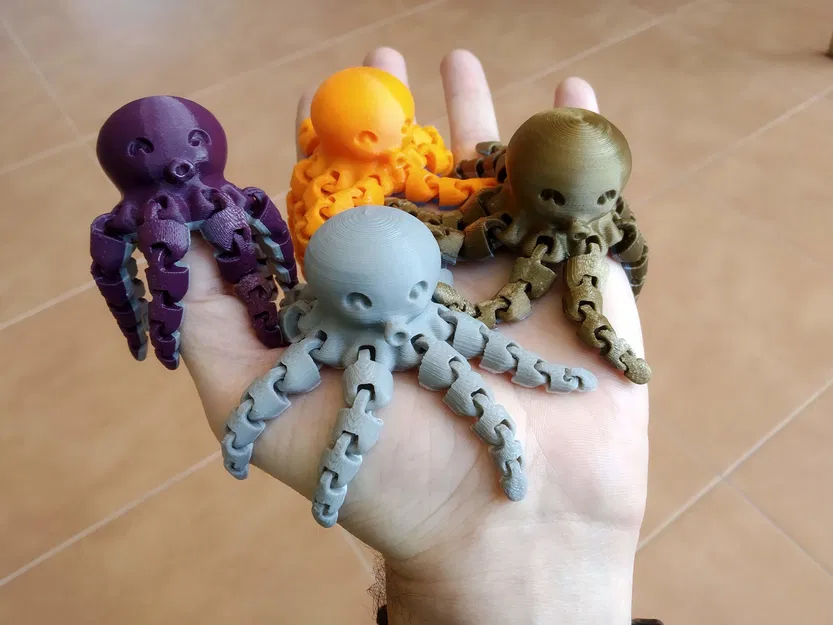 Bạch tuộc mini dễ thương (Cute Mini Octopus) - Image 1