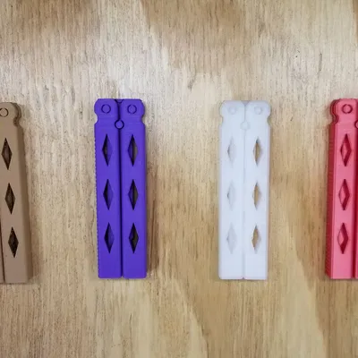 Dao bướm fidget vui nhộn, print-in-place, hợp để troll