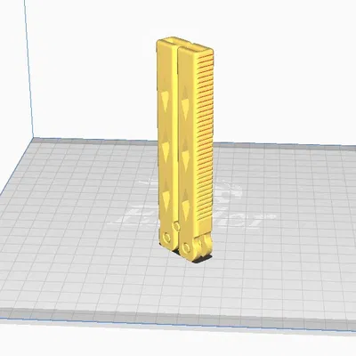 Dao bướm fidget vui nhộn, print-in-place, hợp để troll