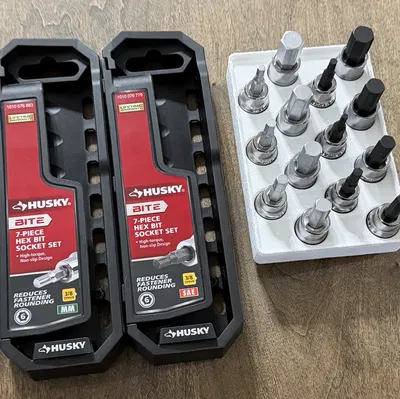 Khay Gridfinity 14 món cho hex bit 3/8