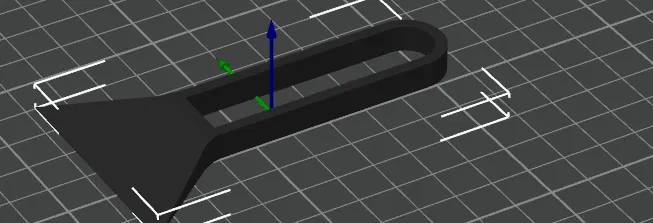 Mini bed scraper (dao cạo mặt bàn in mini) - Image 1