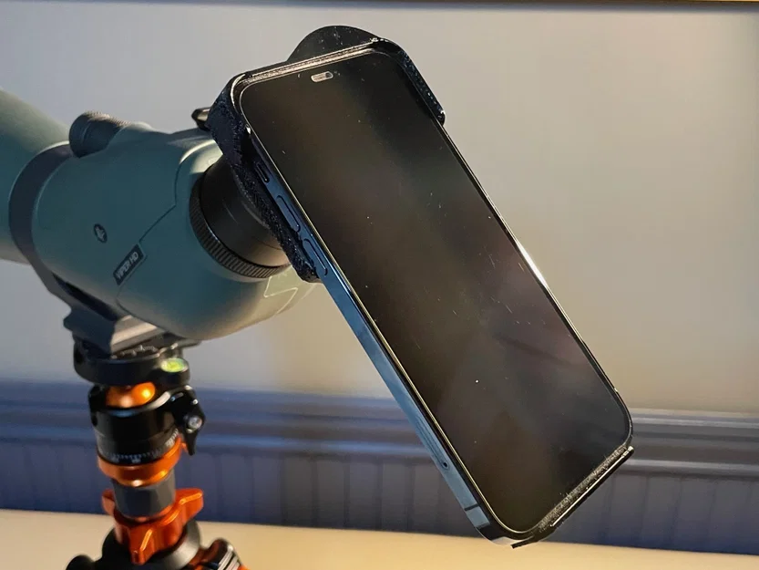 Ngàm gắn iPhone 12 Pro cho Spotting Scope - Image 1