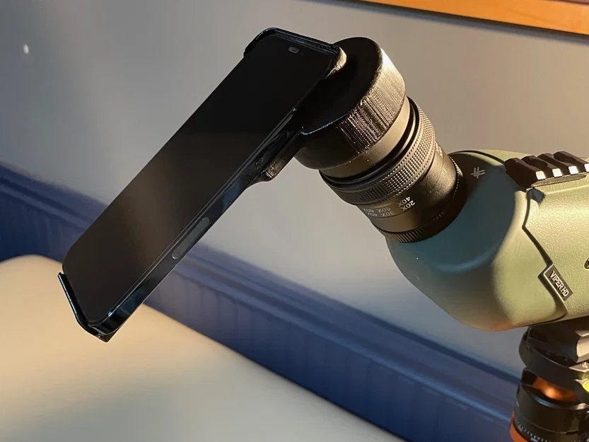 Ngàm gắn iPhone 12 Pro cho Spotting Scope - Image 2