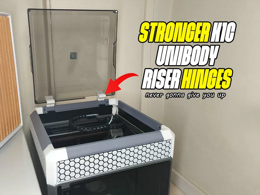 K1C Unibody Riser – Bản Lề Cứng Cáp Hơn (Stronger Hinges) - Image 1