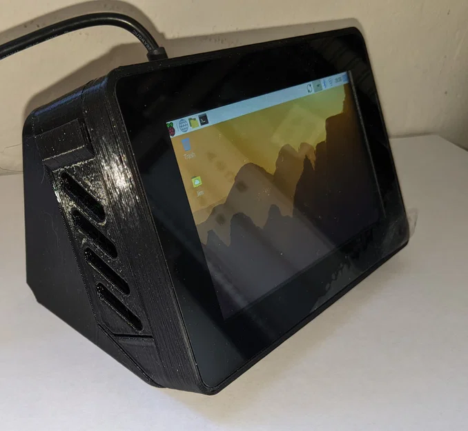 Vỏ Raspberry Pi 5" Touch Display 2 kèm chân đế cho Raspberry Pi 5 - Image 1