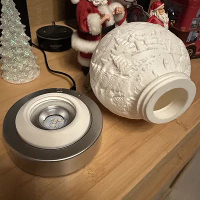 Quả Cầu Tuyết (Snow Globe) Kèm Chân Đế Tháo Rời