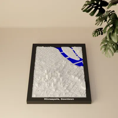 Minneapolis, Downtown, Hoa Kỳ - Mô hình thu nhỏ 3D