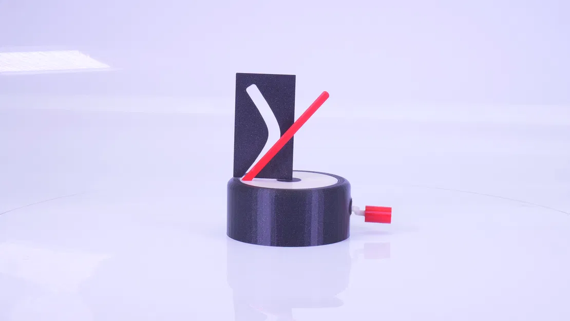 Ảo giác Cột thẳng + Lỗ cong (Straight Pole + Curved Hole Illusion) - Image 1