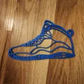 Jordan X (10) Wall Art – Tranh treo tường silhouette - Thumbnail 1