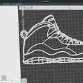 Jordan X (10) Wall Art – Tranh treo tường silhouette - Thumbnail 3