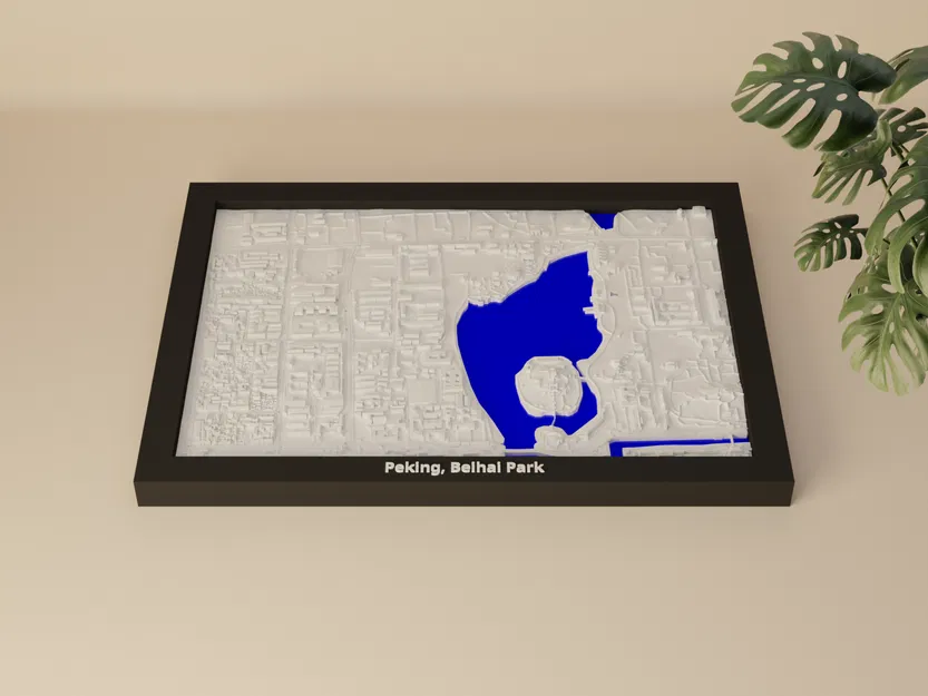 Peking, Beihai Park, China - Mô hình thu nhỏ 3D - Image 1