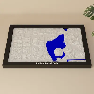 Peking, Beihai Park, China - Mô hình thu nhỏ 3D