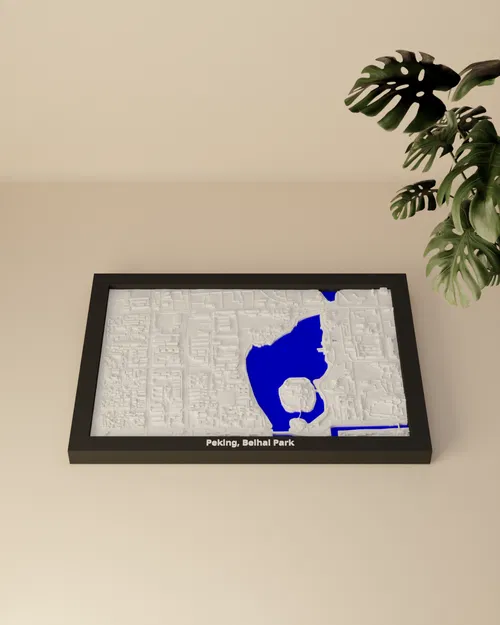 Peking, Beihai Park, China - Mô hình thu nhỏ 3D - Image 3