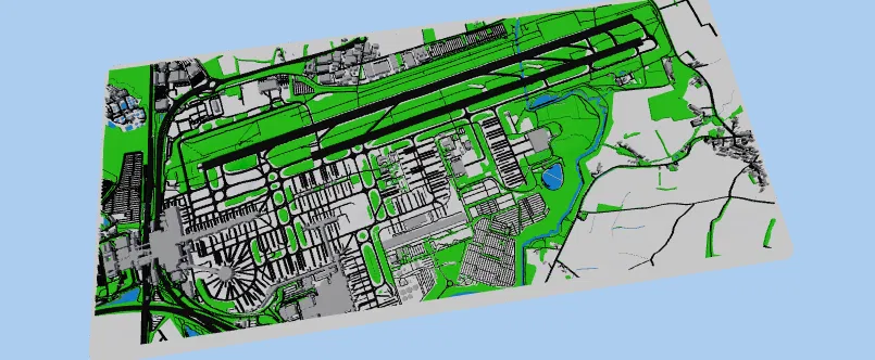 Mô hình sân bay London Gatwick - Image 1